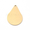 Ion Plating(IP) 304 Stainless Steel Pendants STAS-F271-05E-G-2