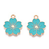 Alloy Enamel Pendants ENAM-S121-115G-3