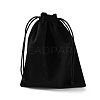 Velvet Jewelry Drawstring Storage Pouches ABAG-P013-02D-01-2
