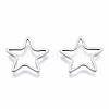 Non-Tarnish 201 Stainless Steel Linking Rings STAS-N090-T19-1-1