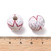 Independence Day Themes Wood European Beads WOOD-I014-01F-3