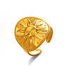 304 Stainless Steel Open Cuff Rings for Women WG2D3E7-01-4