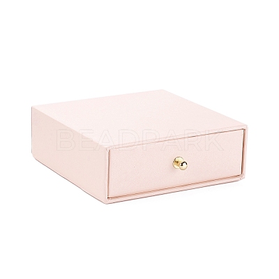Square Paper Drawer Jewelry Set Box LS-CON-C011-03B-05-1