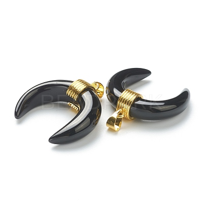 Natural Obsidian Pendants G-A017-09G-1