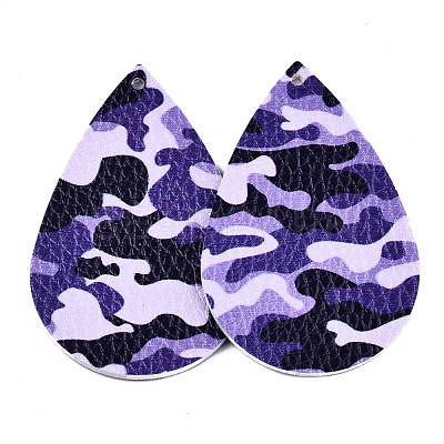 Imitation Leather Big Pendants FIND-T062-006E-1