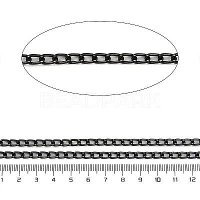Rack Plating Aluminium Curb Chain CHA-H002-03EB-1