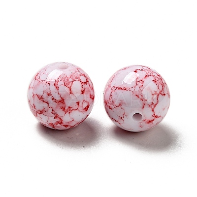 Opaque Acrylic Beads LS-SACR-A001-04D-1