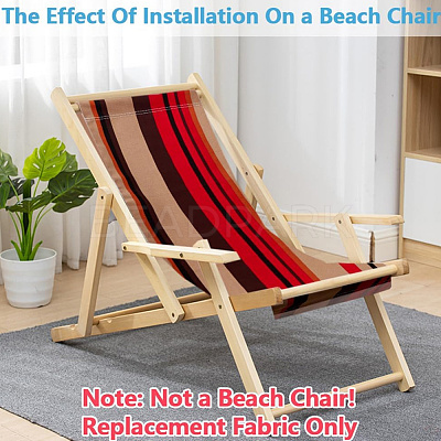 2Pcs Stripe Chair Cloth Canvas AJEW-GF0012-01A-1
