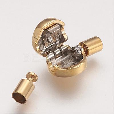 304 Stainless Steel European Clasps STAS-F083-A-11G-1