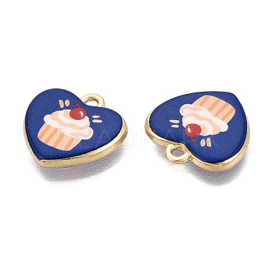 Birthday Printed Alloy Pendants PALLOY-SZC0008-15F-1
