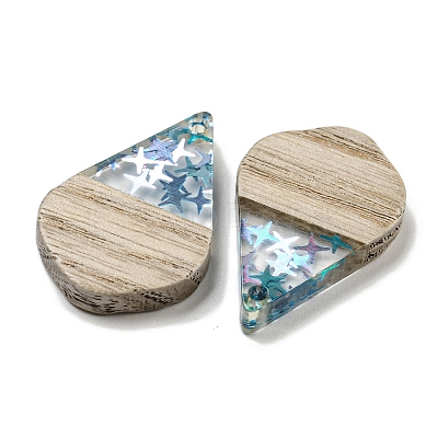 Wooden Pendants FIND-B042-12B-1