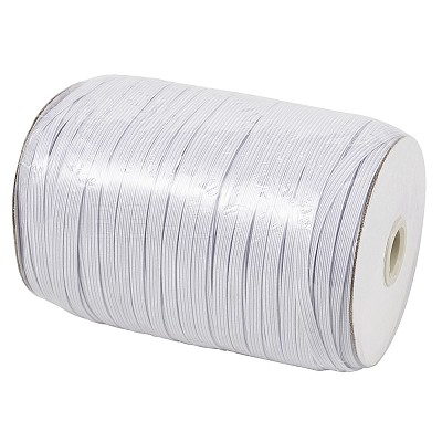 3/8 inch Flat Braided Elastic Rope Cord EC-R030-10mm-01-1