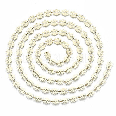 Brass Skull Link Chains CHC-N018-051-1
