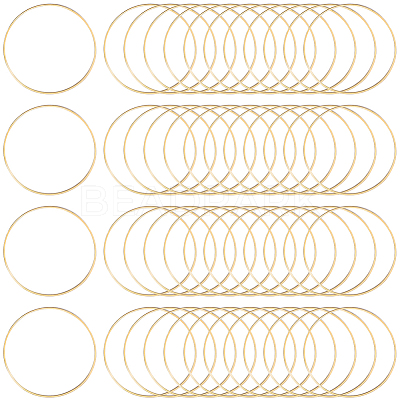 50Pcs Brass Linking Rings KK-SP0002-12B-1