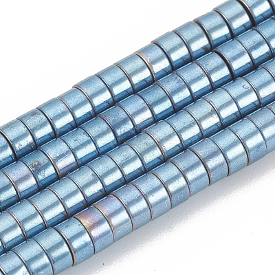 Electroplate Non-magnetic Synthetic Hematite Beads Strands G-T061-141A-1