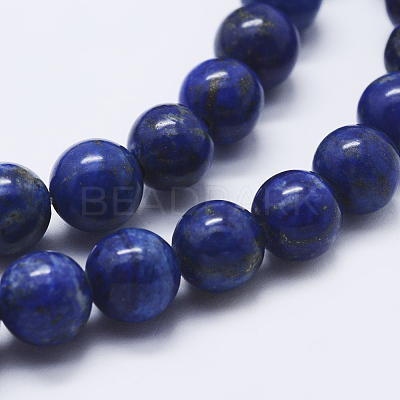 Natural Lapis Lazuli Beads Strands G-P348-01-2mm-1