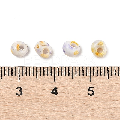 Picasso Glass Seed Beads SEED-Q038-03L-1