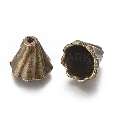 Tibetan Style Bead Cone TIBEB-EA10181YKG-AB-FF-1