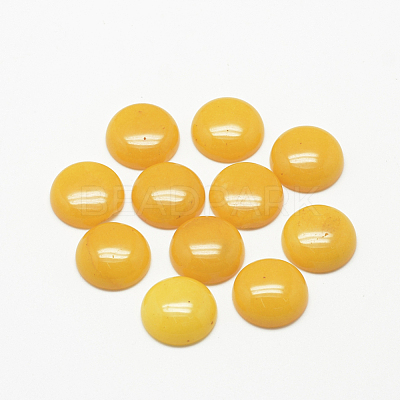 Natural White Jade Cabochons G-R416-20mm-06-1