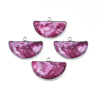 Natural Agate Pendants G-S359-385A-1