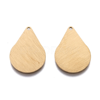 Ion Plating(IP) 304 Stainless Steel Pendants STAS-O133-05E-G-1