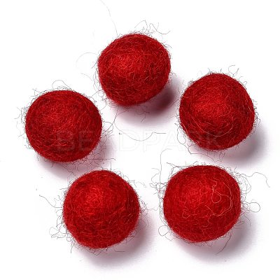 Wool Felt Balls AJEW-P081-A01-1