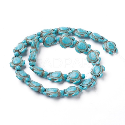 Synthetic Turquoise Beads Strands X-TURQ-L029-04-1