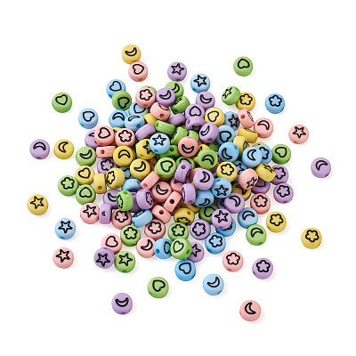 Opaque Acrylic Beads MACR-PJ0001-01-1