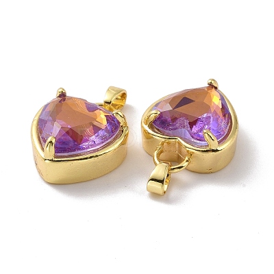 Glass Pendants KK-G424-14G-1