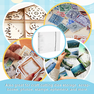 1 Set 6-Hole Plastic Binder Photo Albums DIY-GA0005-89-1