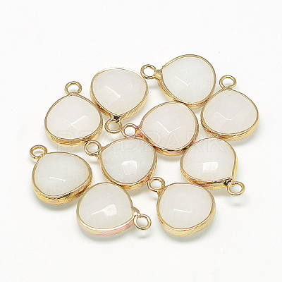 Natural White Jade Pendants G-Q963-04-1