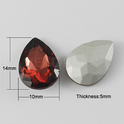 Glass Pointed Back Rhinestone RGLA-Q001-14-1