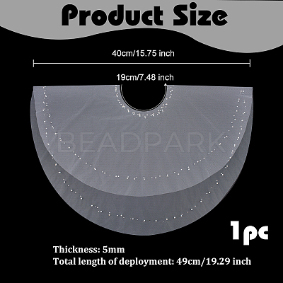 Lady Tulle Collars AJEW-WH0502-34B-1