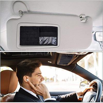 Nylon Car Sun Visor Organizers FIND-WH0125-11-1