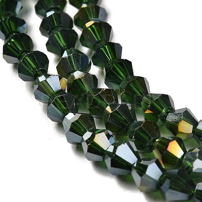 Transparent Electroplate Glass Beads Strands LS-EGLA-A039-T2mm-B25-1