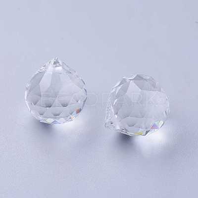 Glass Pendant GR32X35MMY-1-1