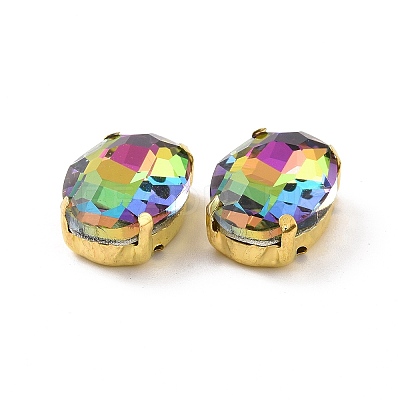 Oval Sew on Rhinestone DIY-E062-06G-B05-1
