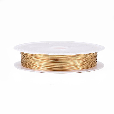 Round Copper Jewelry Wire X-CWIR-Q006-0.3mm-KC-1