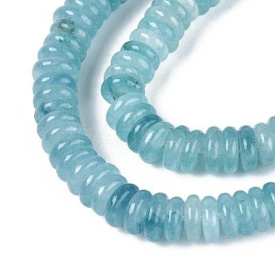 Dyed Natural White Jade Beads Strands G-T142-6mm-05F-1