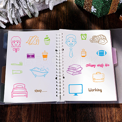 Acrylic Stamps DIY-GL0001-27-1