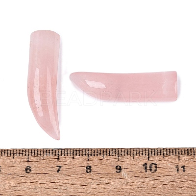 Natural Rose Quartz Pendants G-Q602-10J-1