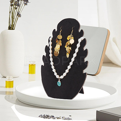 2Pcs Desktop Paper Necklace Display Stands NDIS-SC0001-03B-1