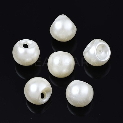 Acrylic Imitation Pearl Charms X-OACR-N134-002A-01-1