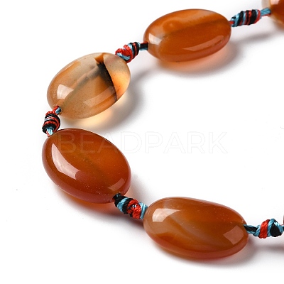 Natural Agate Beads Strands G-K334-02B-1