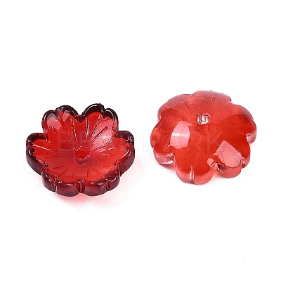Transparent Spray Paint Glass Beads X1-GLAA-H035-04B-1
