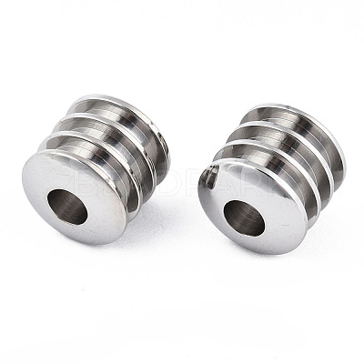 Non-Tarnish 316 Surgical Stainless Steel Beads STAS-N097-062P-1