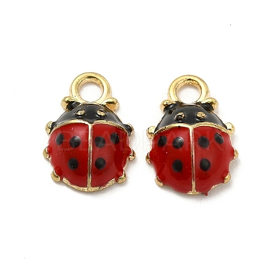 Alloy Enamel Charms ENAM-J650-04G-1