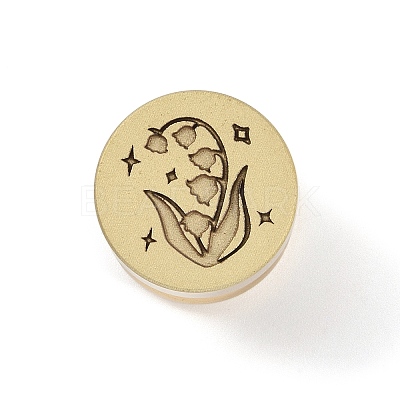 Wax Seal Brass Stamp Head STAM-P001-01G-16-1