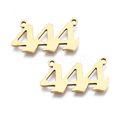 201 Stainless Steel Pendant Links STAS-S110-115G-04-1
