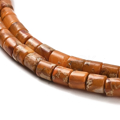 Synthetic Regalite/Imperial Jasper/Sea Sediment Jasper Beads Strands G-F765-E04-01-1